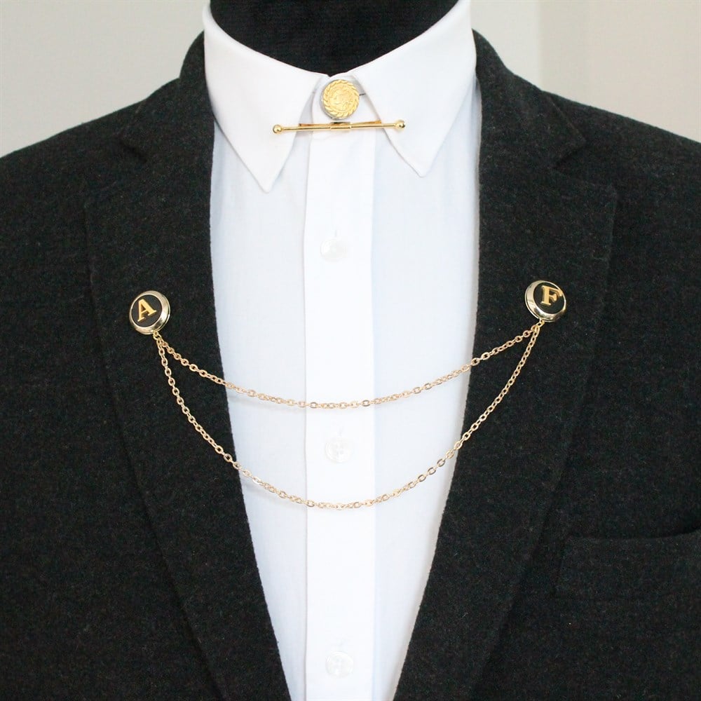 Gömlek Yaka İğnesiCMC7768Kişiye Özel Ceket Yaka İğnesi