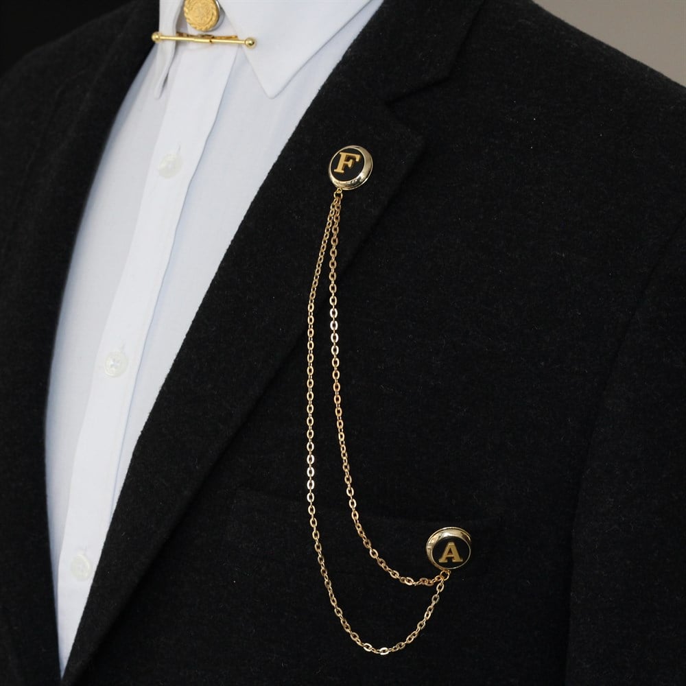 Gömlek Yaka İğnesiCMC7768Kişiye Özel Ceket Yaka İğnesi