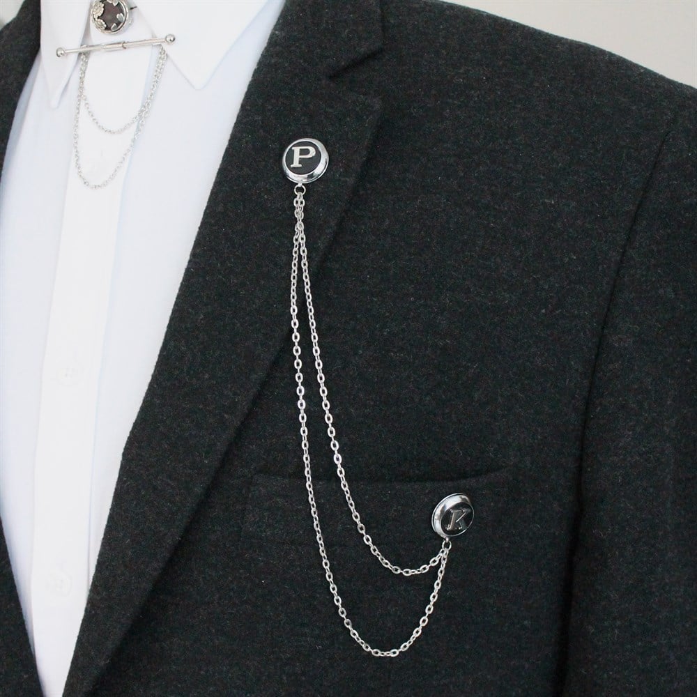 Gömlek Yaka İğnesiCMC7767Kişiye Özel Ceket Yaka İğnesi