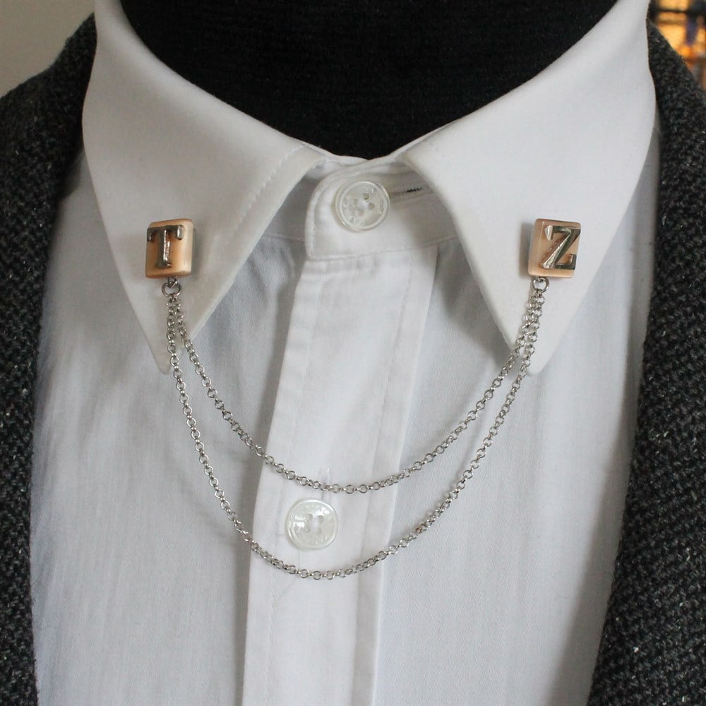 Gömlek Yaka İğnesiCMC8660Kişiye Özel Gömlek Yaka İğnesi