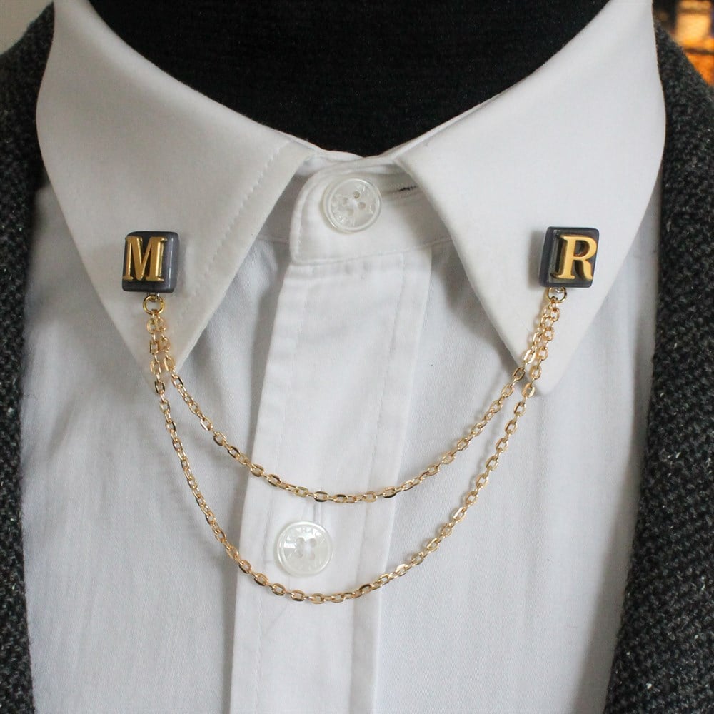 Gömlek Yaka İğnesiCMC8661Kişiye Özel Gömlek Yaka İğnesi