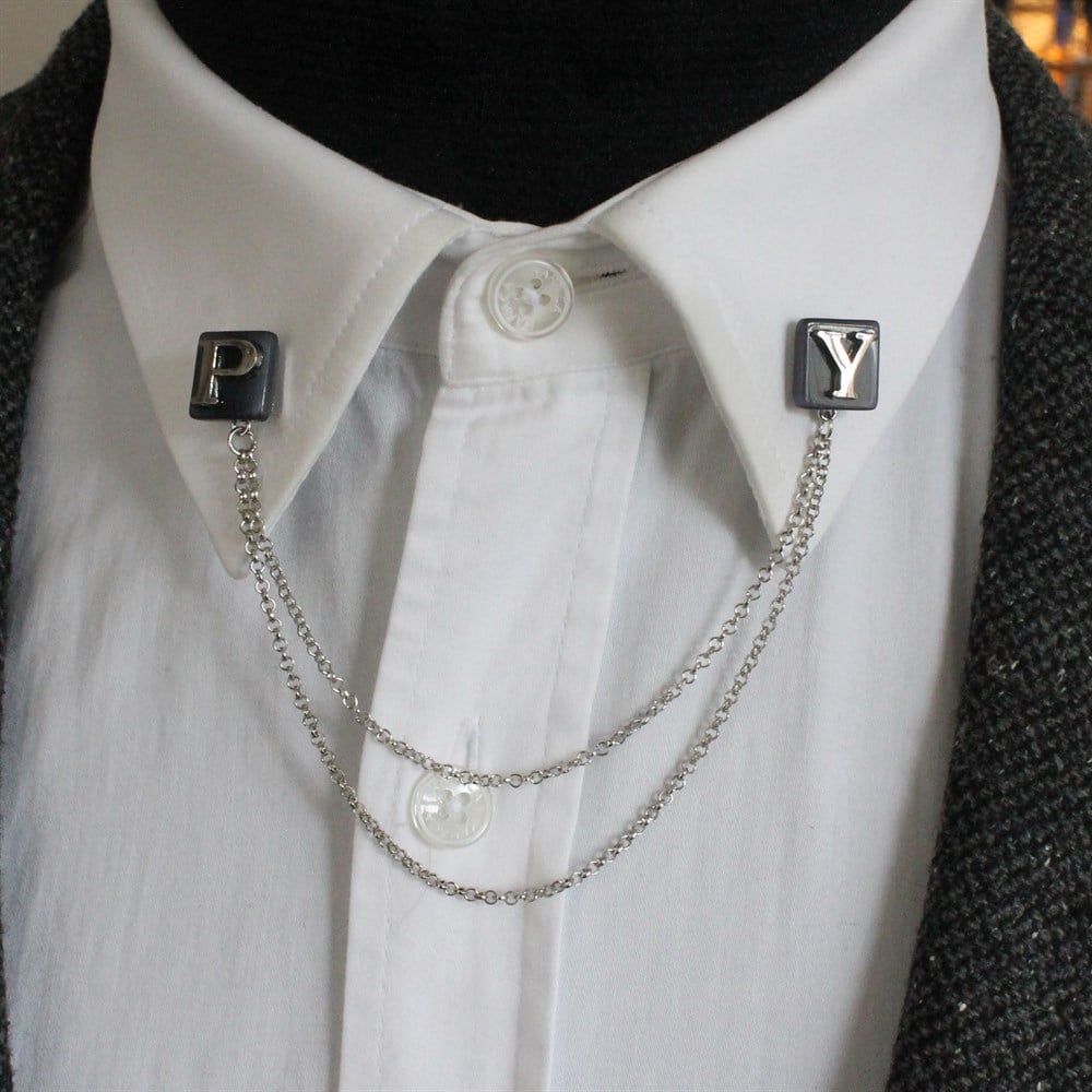 Gömlek Yaka İğnesiCMC8660Kişiye Özel Gömlek Yaka İğnesi