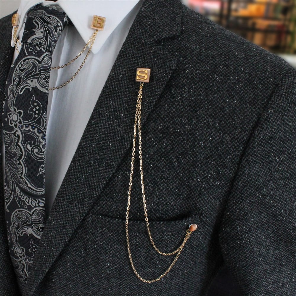 Gömlek Yaka İğnesiCMC8661Kişiye Özel Gömlek Yaka İğnesi