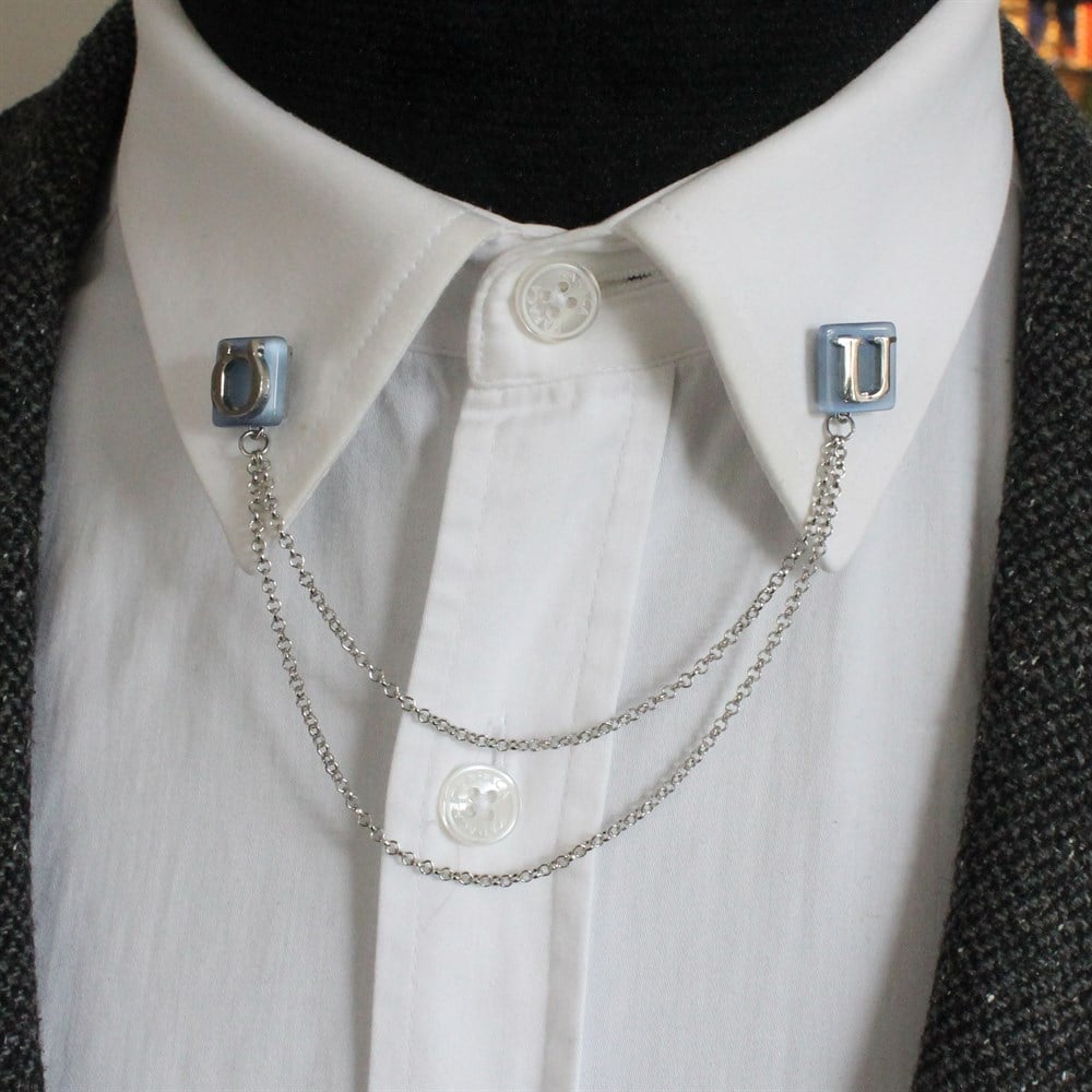 Gömlek Yaka İğnesiCMC8660Kişiye Özel Gömlek Yaka İğnesi