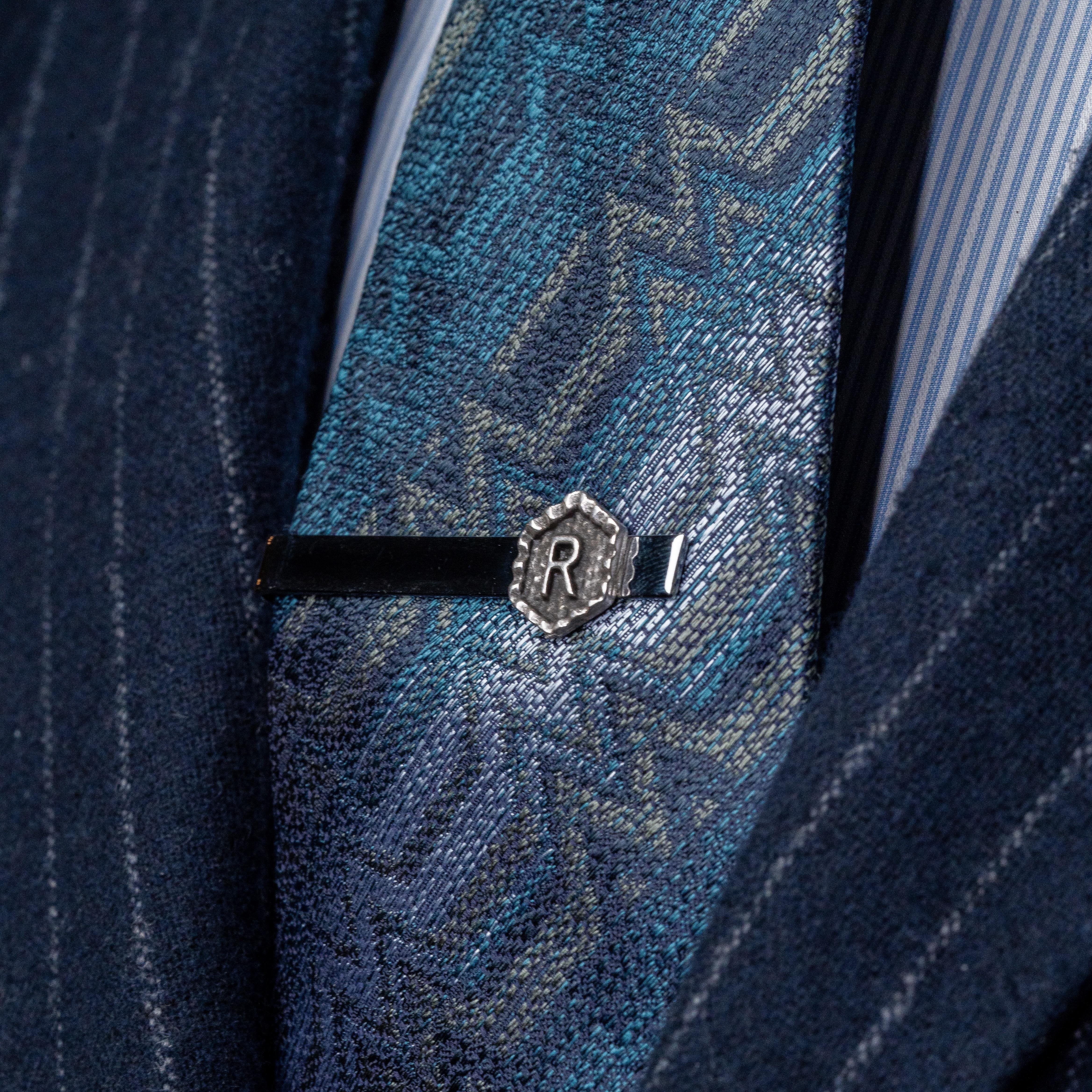 Kravat İğnesiCMC1641Kişiye Özel Harfli Kravat İğnesi