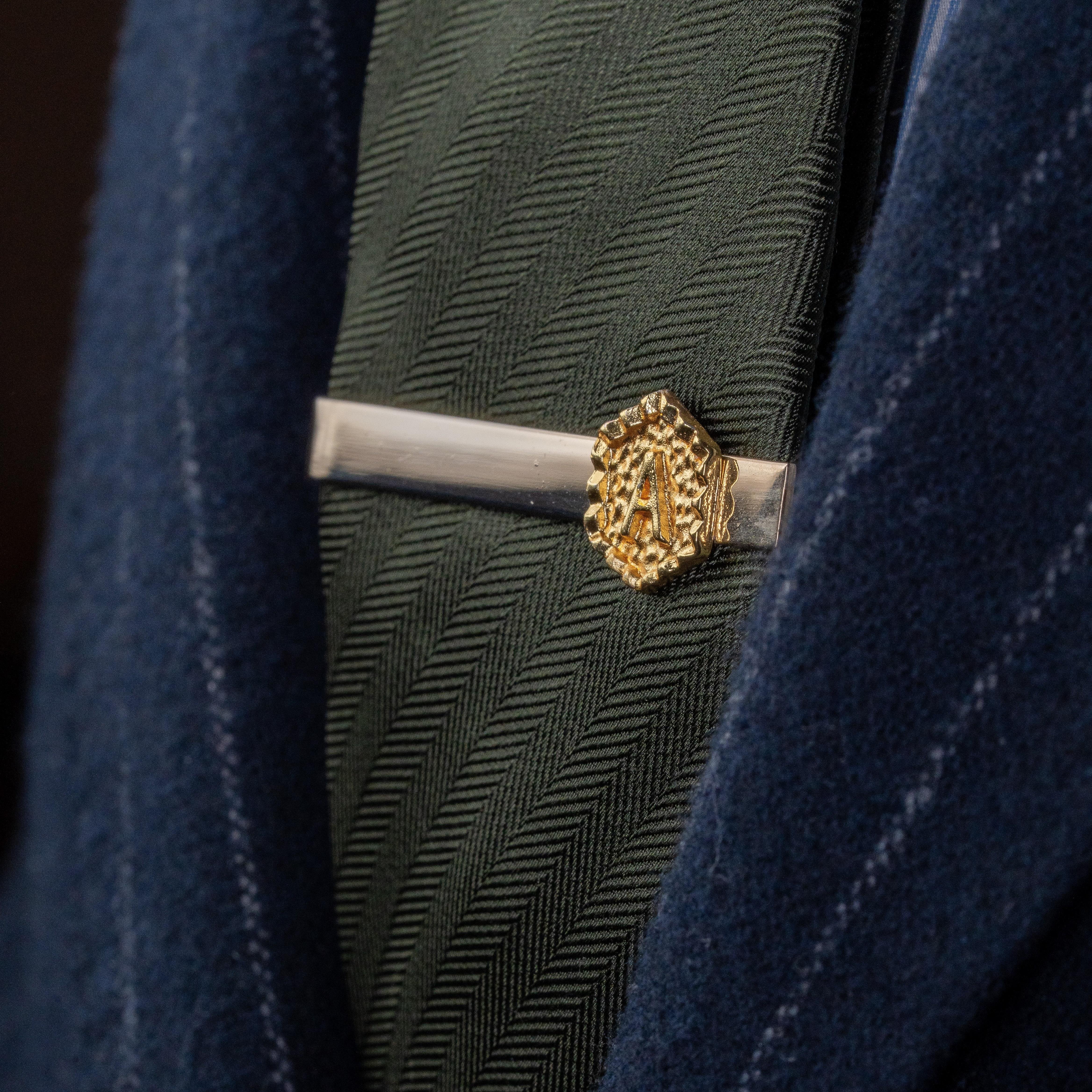 Kravat İğnesiCMC1642Kişiye Özel Harfli Kravat İğnesi