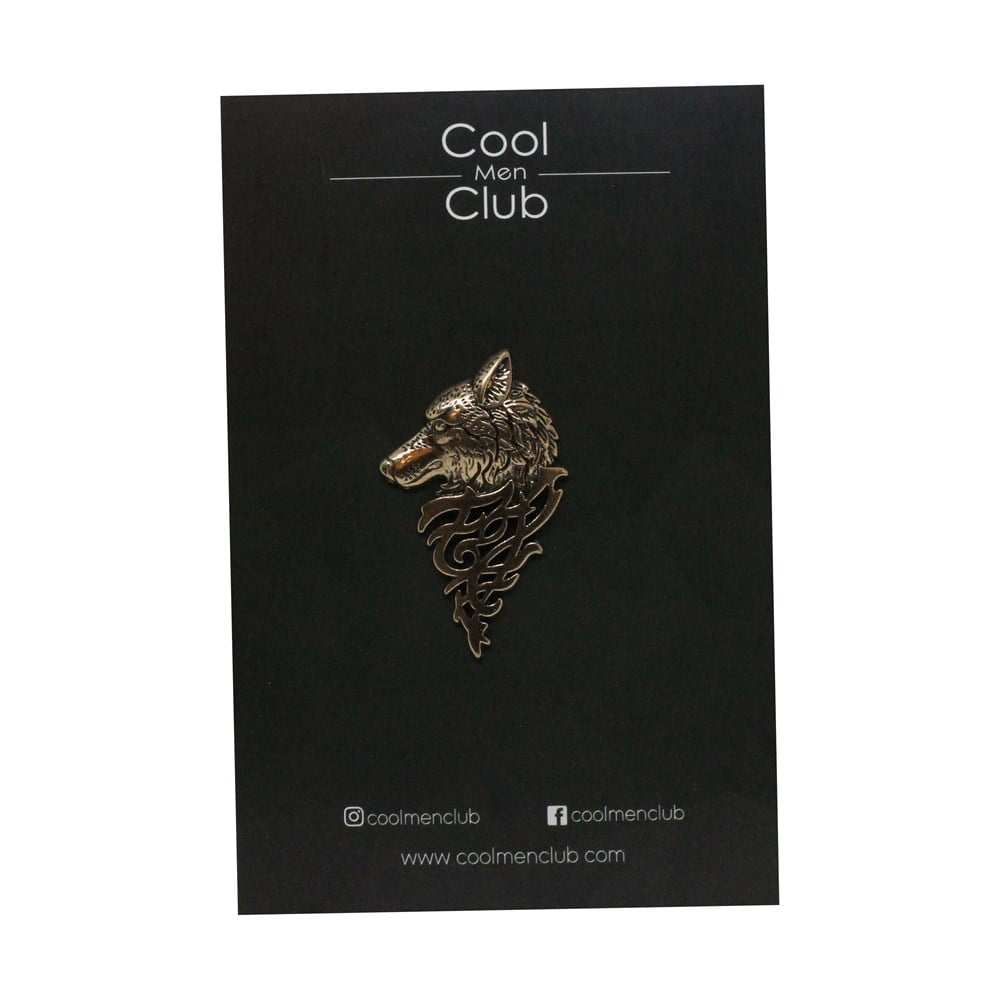 Yaka İğnesi & BroşCMC6965Kurt Yaka Broşu