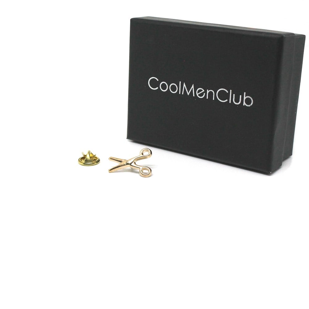 CMC6558Makas Şekilli Yaka Broşu