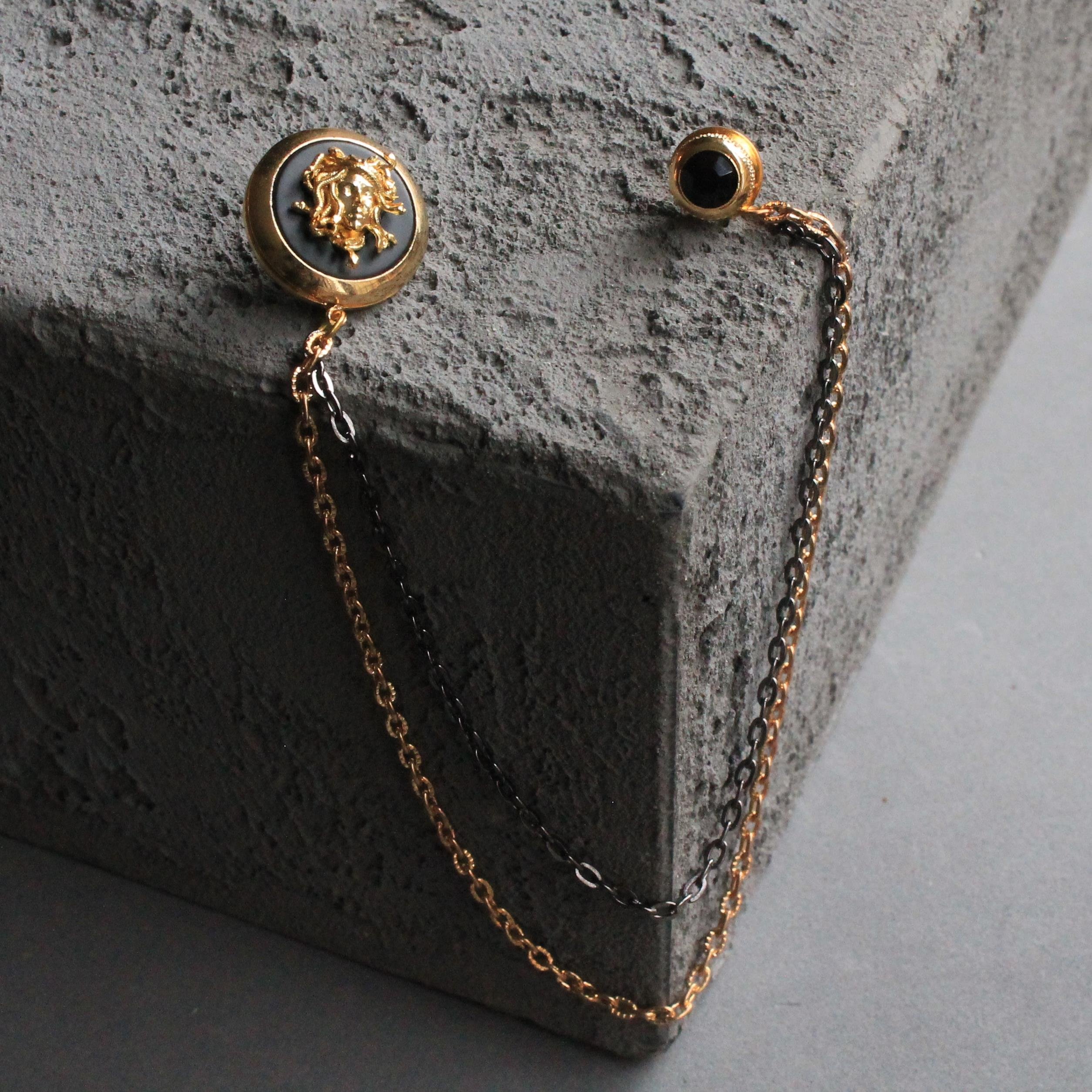 Yaka İğnesi & BroşCMC2321Medusa Figürlü Ceket Yaka İğnesi