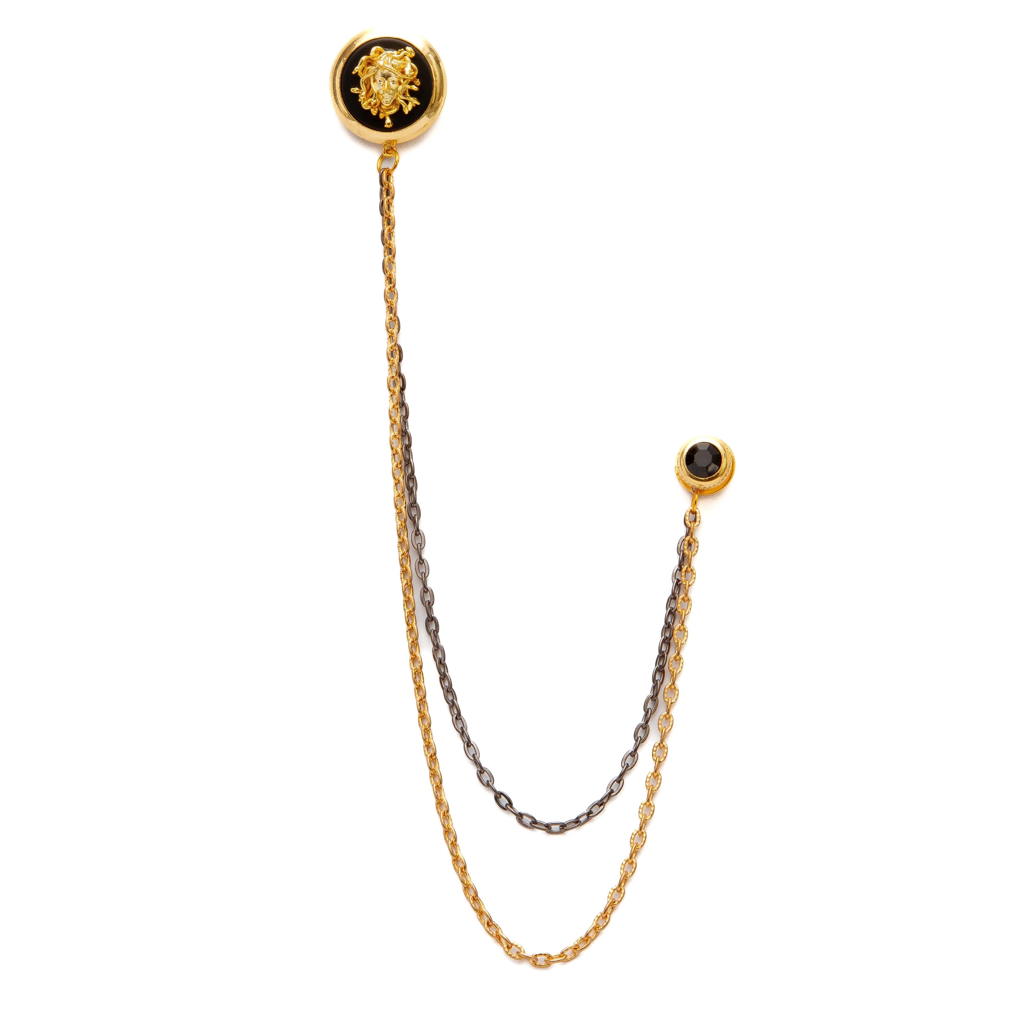 Yaka İğnesi & BroşCMC2321Medusa Figürlü Ceket Yaka İğnesi