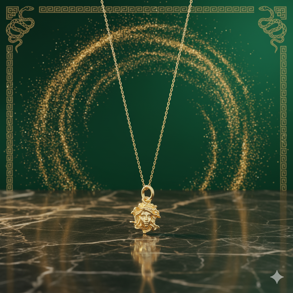 KolyeCMC2588Medusa Gümüş Kolye