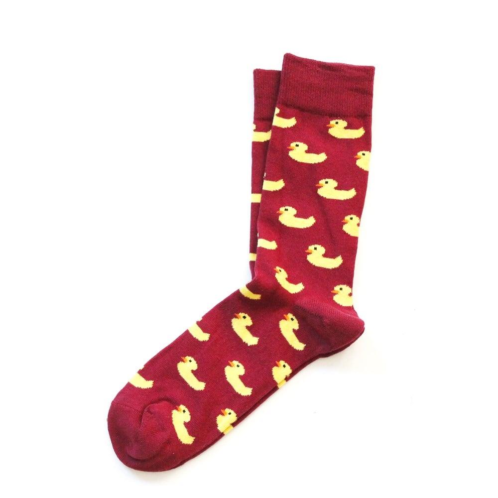 ÇorapCWC2090Ördek Desenli 3'lü Kadın Çorap Hediye Seti