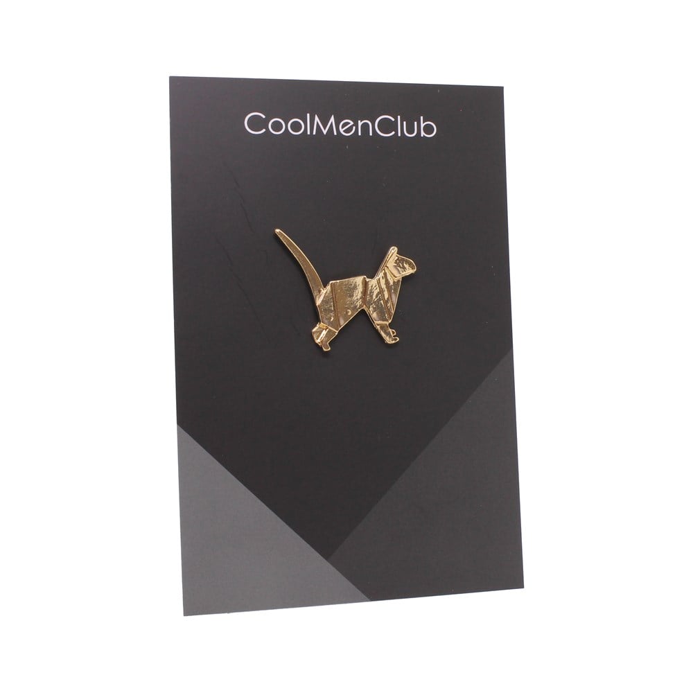 Yaka İğnesi & BroşCMC8702Origami Kedi Yaka Broşu