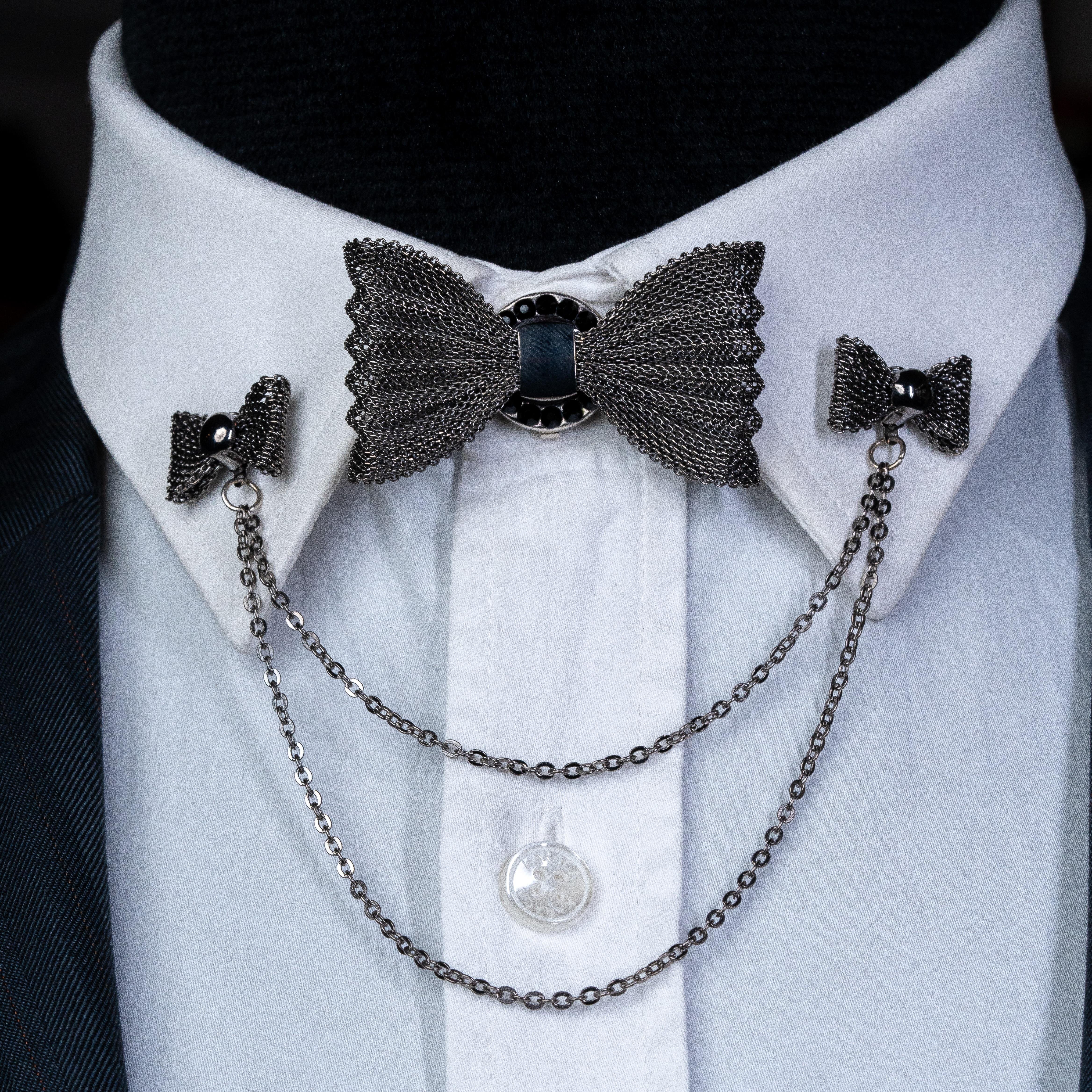 Yaka İğnesi & BroşCMC1645Papyon Figürlü Gömlek Yaka Düğmesi