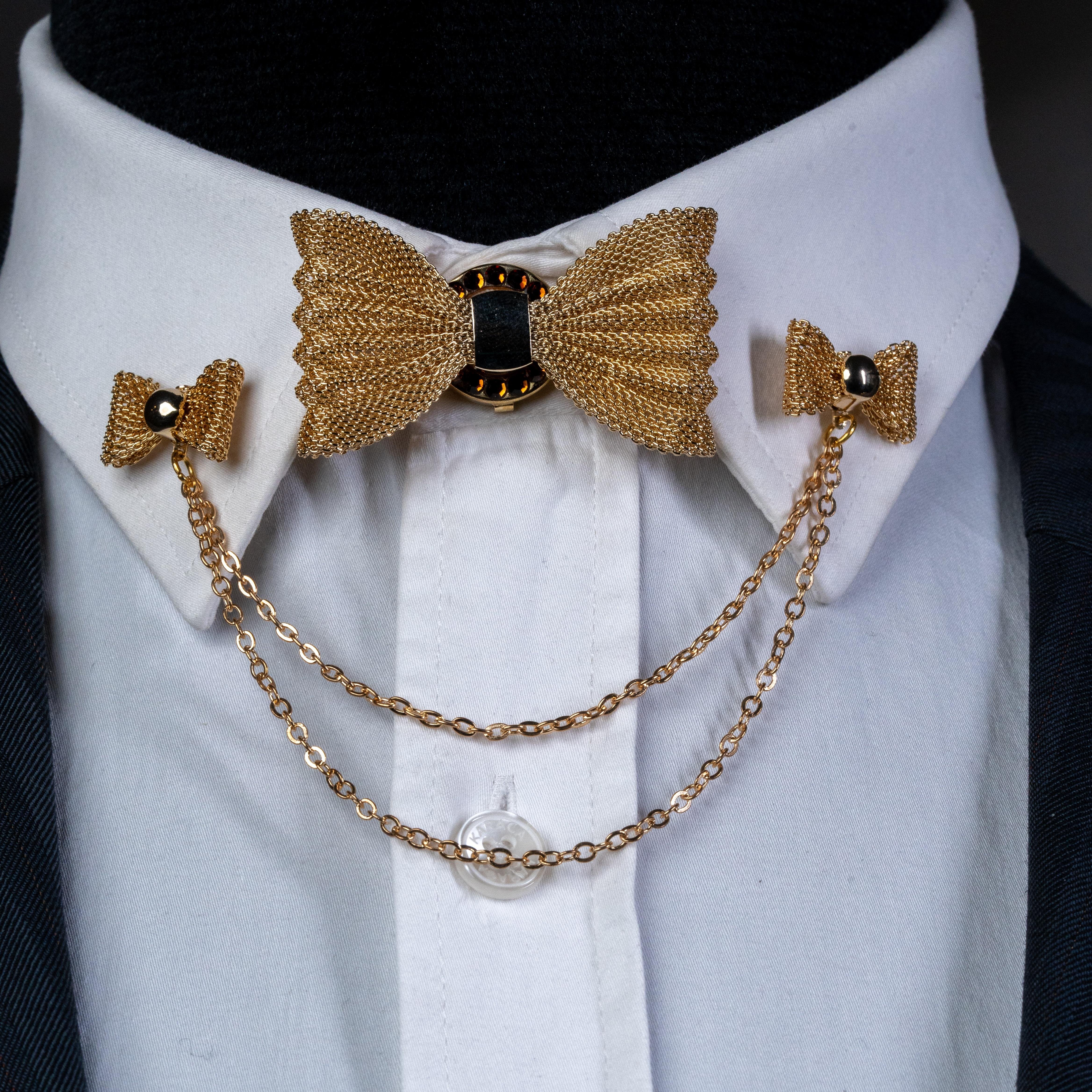 Yaka İğnesi & BroşCMC1649Papyon Figürlü Gömlek Yaka İğnesi