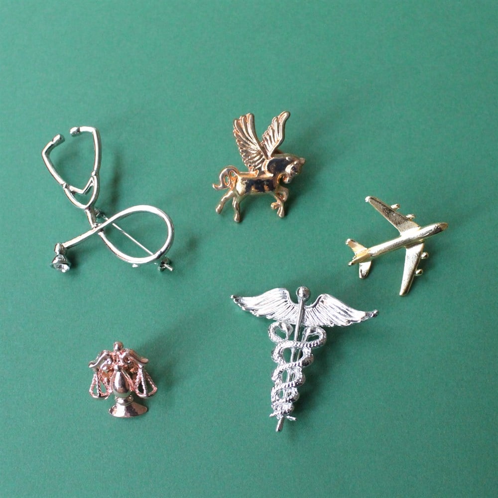 Yaka İğnesi & BroşCMC8031Stetoskop Yaka Broşu