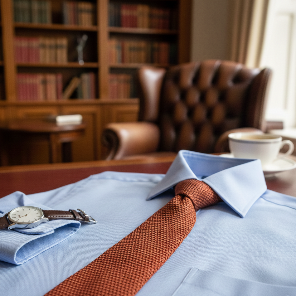 Örgü KravatCMC1856Turuncu Örgü Kravat