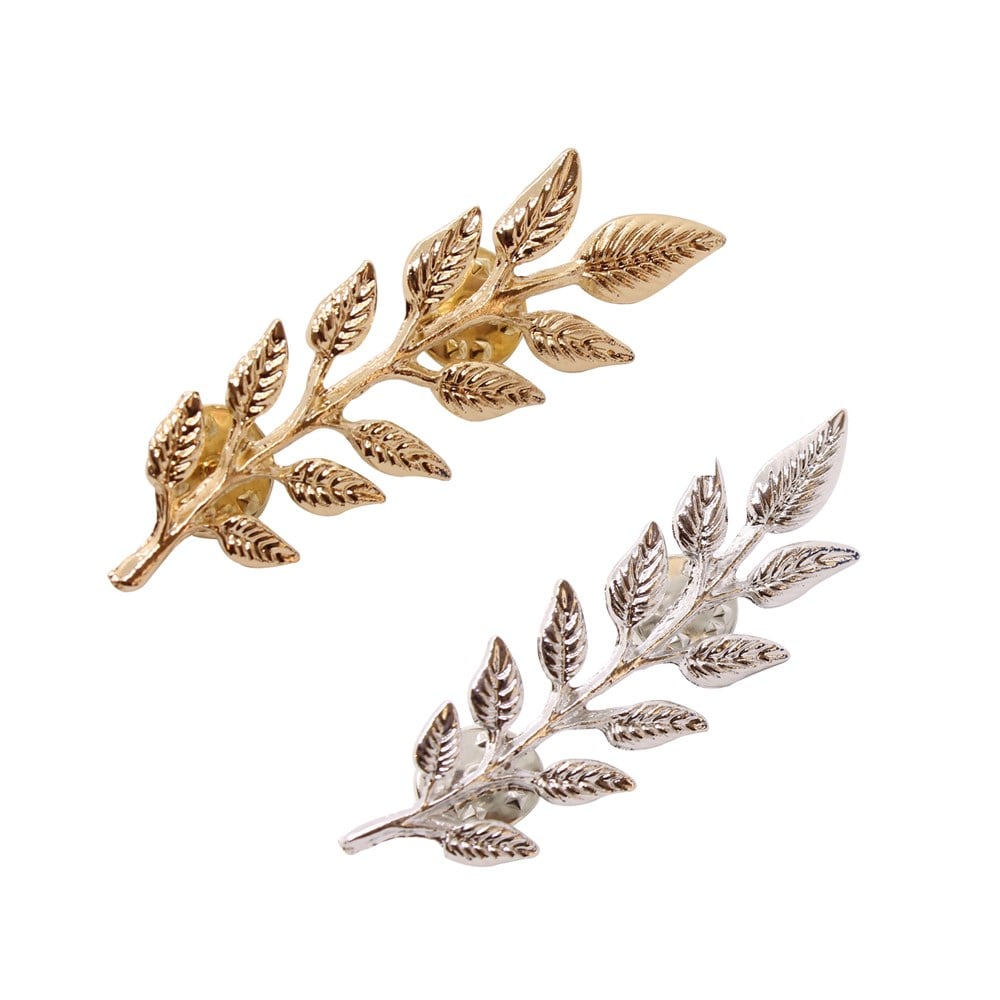 Yaka BroşuCMC20206-2Yaprak Yaka Broşu