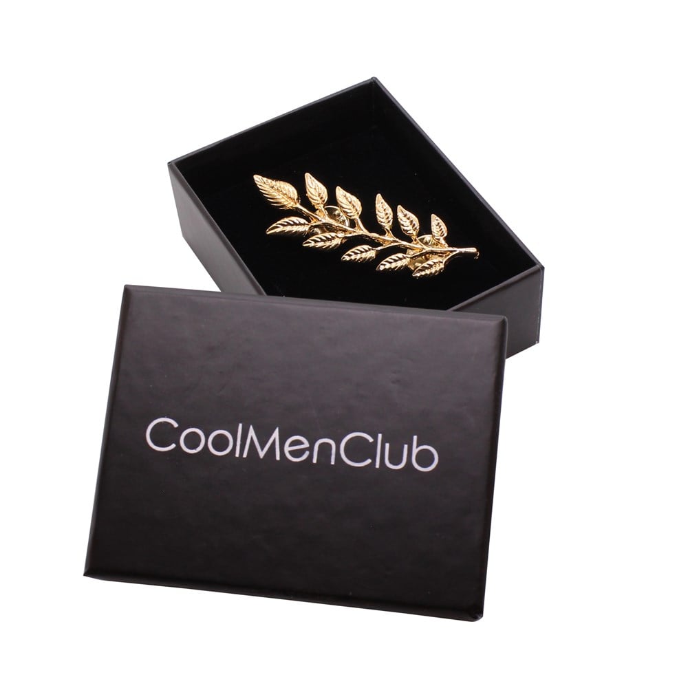 Yaka BroşuCMC20206-2Yaprak Yaka Broşu