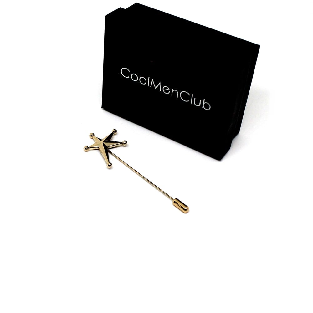 CMC6554Yıldız Şekilli Yaka İğnesi