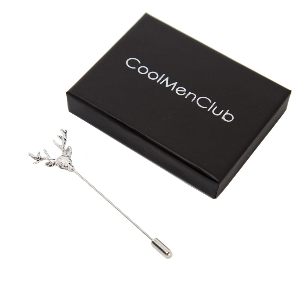 Geyik Figürlü Yaka İğnesi 