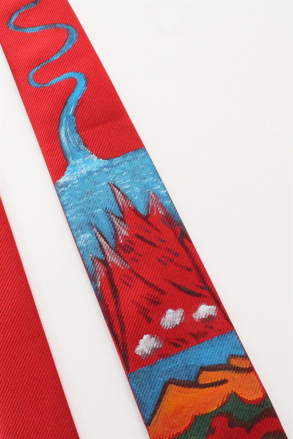 Klasik KravatCMC8498El Boyaması Kravat-Limited Edition