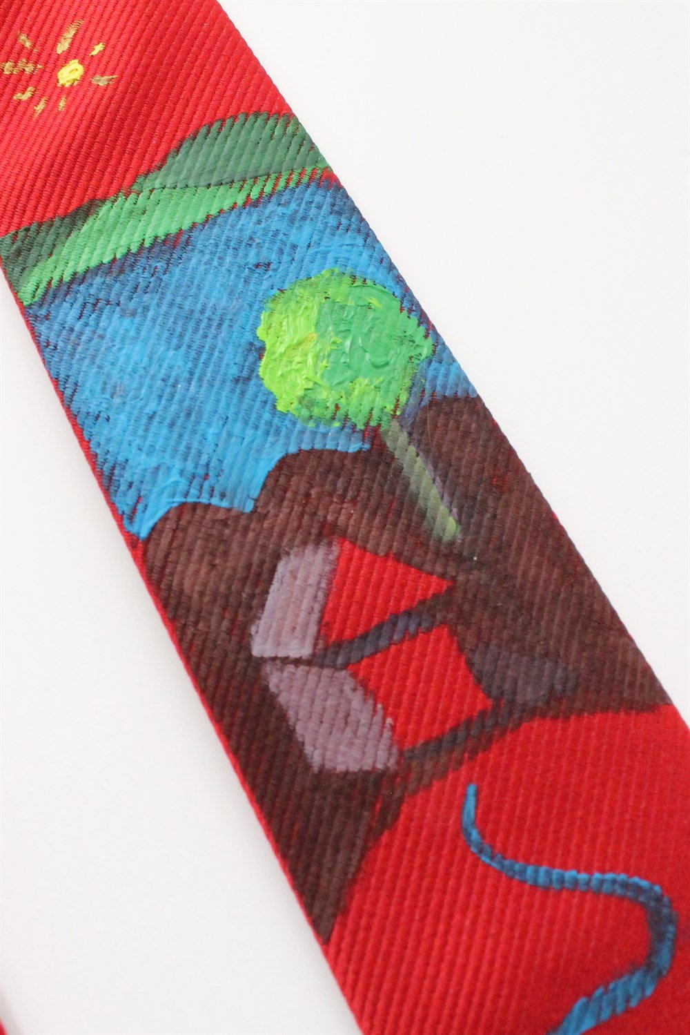 Klasik KravatCMC8498El Boyaması Kravat-Limited Edition