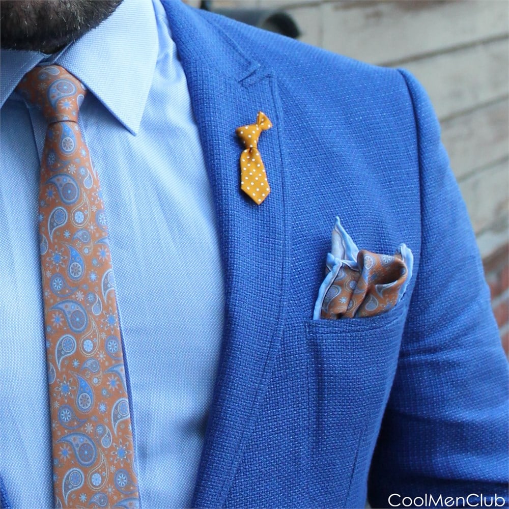 Kravat Şekilli Yaka İğnesi 