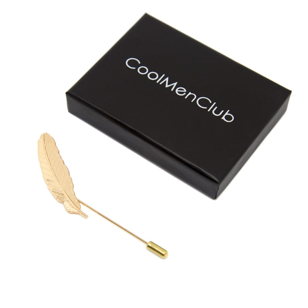 Kuş Tüyü Yaka İğnesi 