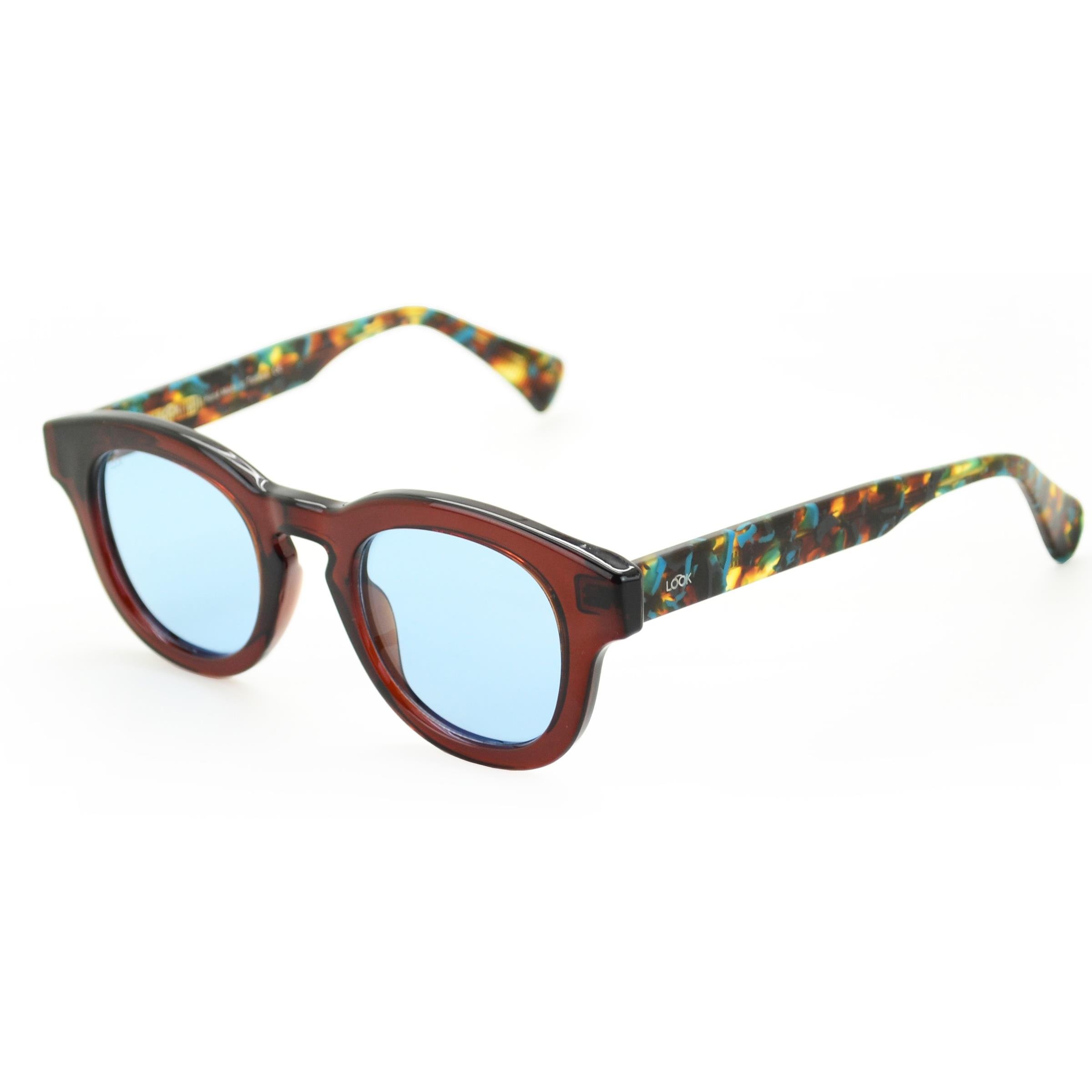 GözlükLL8009 / B28 / LB-50LOOKlight Pinus Jelly Brown Multicolor L Blue