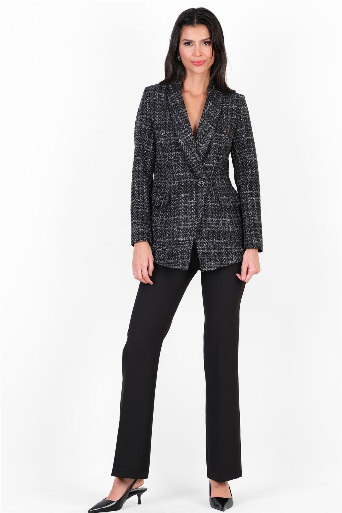 Contaldo Şal Yaka Blazer Ceket FÜME