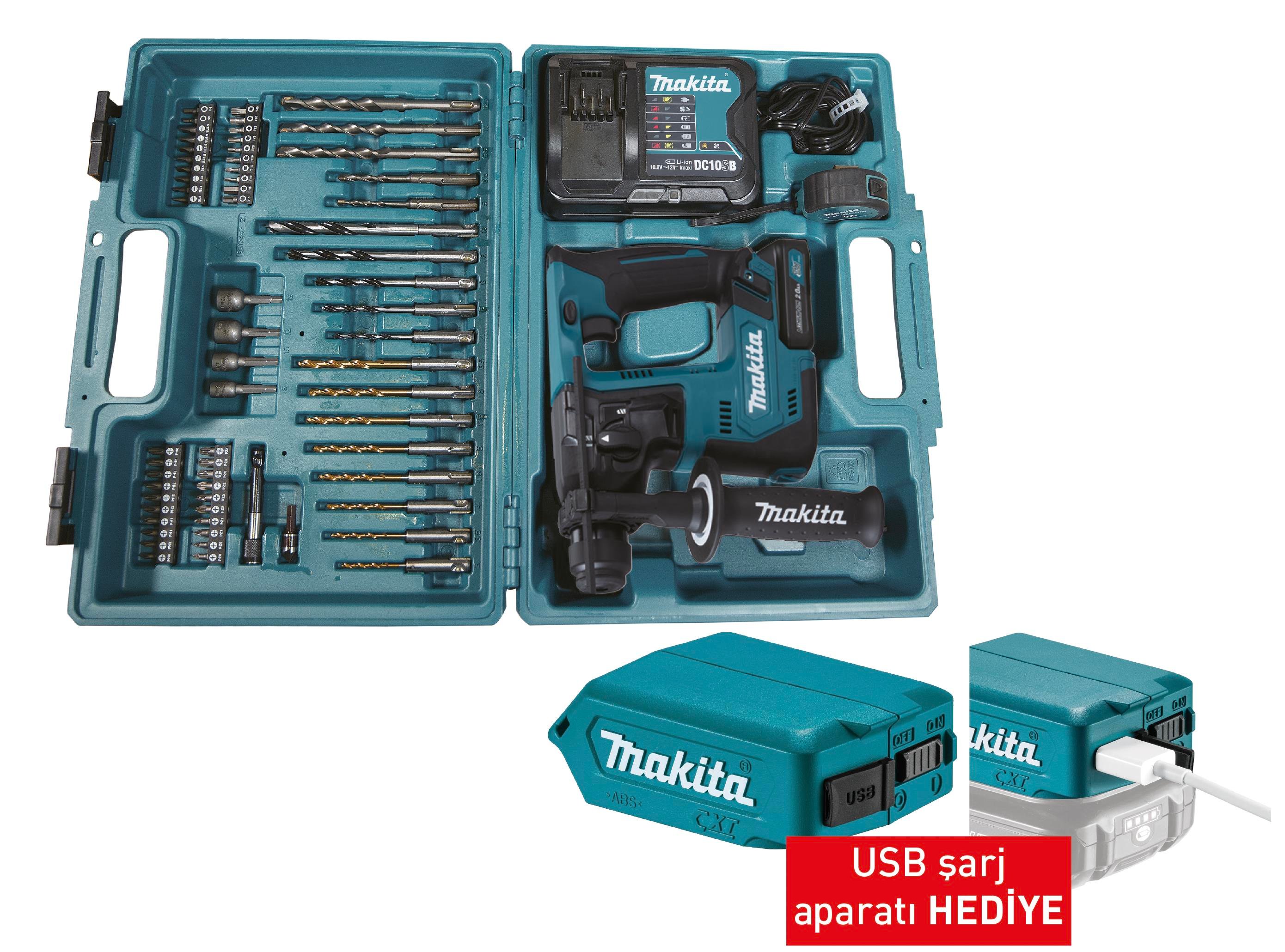 AKÜLÜ 65 PARÇA UÇ SETİ 12V