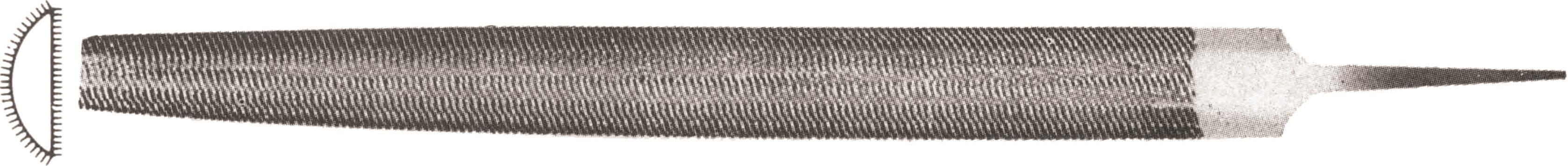 ALÜMİNYUM EĞE  -  YARIM YUVARLAK 12