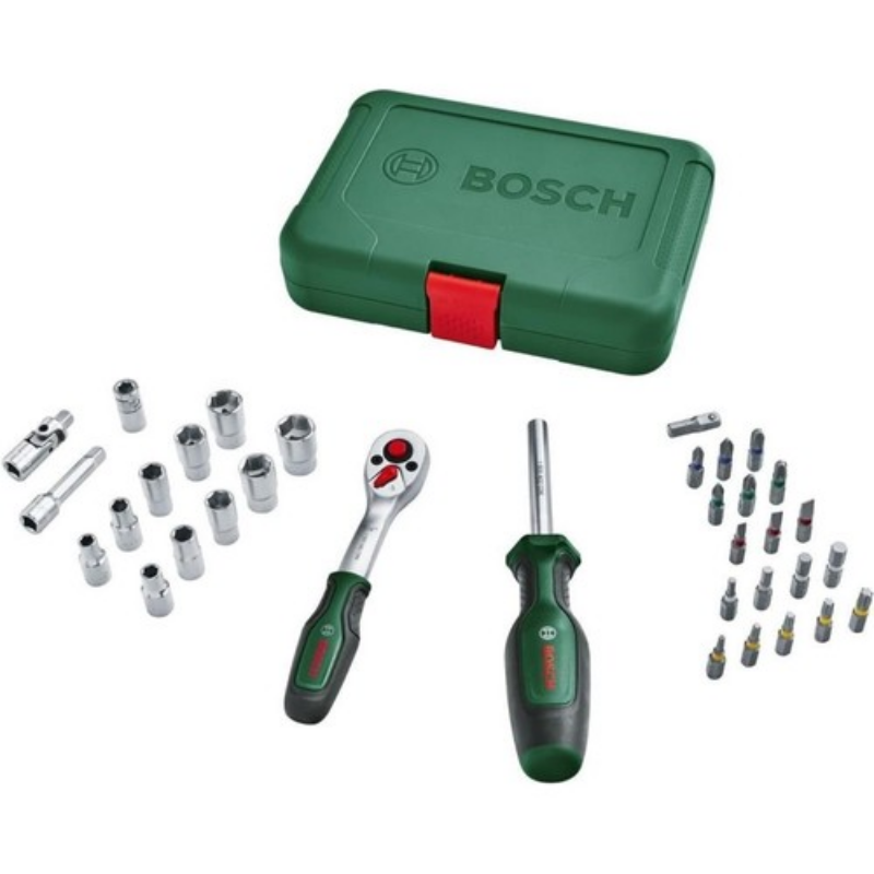 Bosch 34 Parça Cırcırlı Tornavida ve Lokma Takımı
