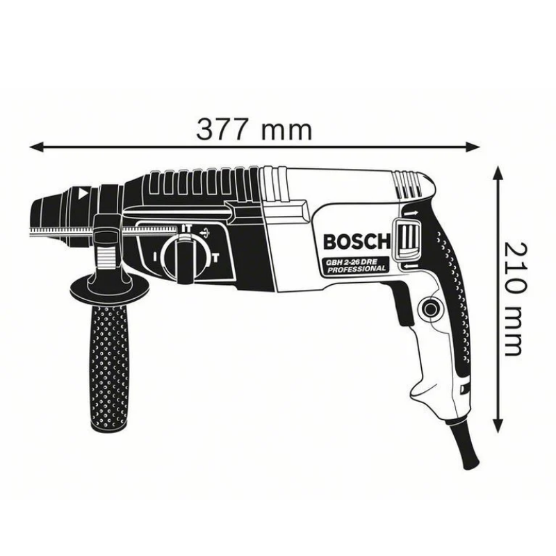 Bosch GBH 2-26 DRE Kırıcı-Delici Profesyonel - 0 611 253 703
