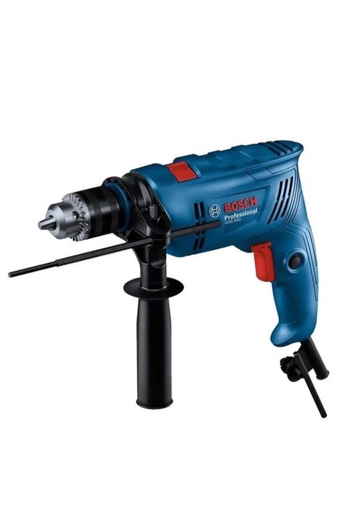 Bosch GSB 600 Darbeli Matkap 600 Watt + 100 Parça Aksesuar 06011A0321