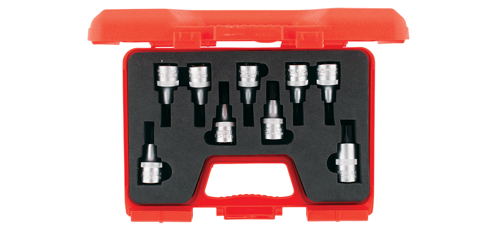 İzeltaş Lokmalı Torx Uç Takımı 1/2'' 9 Parça - 1113 00 6009 