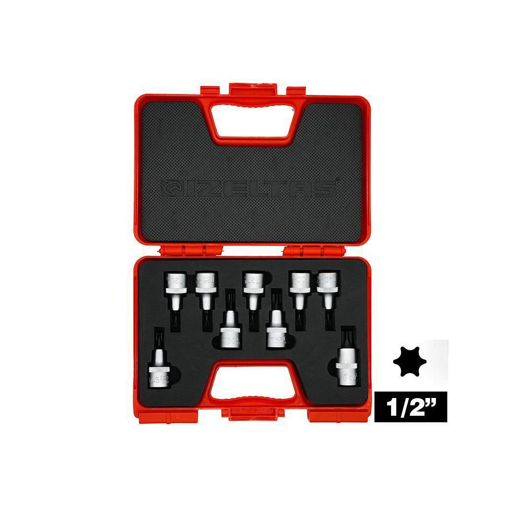 İzeltaş Lokmalı Torx Uç Takımı 1/2'' 9 Parça - 1113 00 6009 