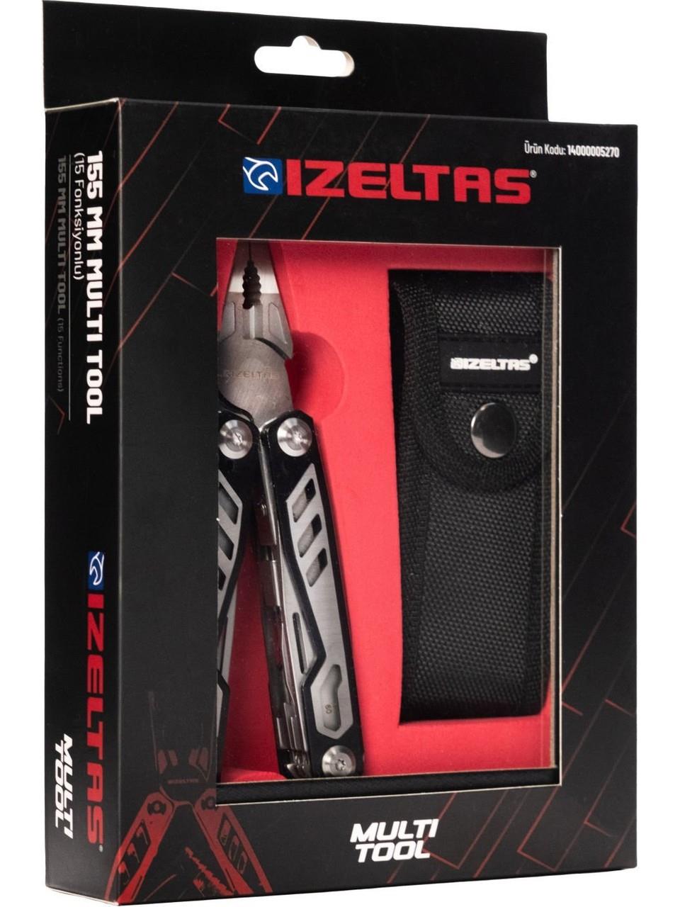 İzeltaş Multi Tool 15 Fonksiyonlu Çok Amaçlı El Aleti 155 mm - 14 000 005270