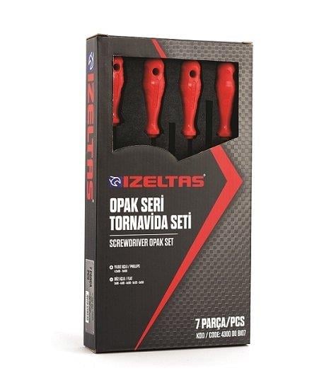 İzeltaş Opak Seri Tornavida Seti 7 Parça - 4300 00 8107