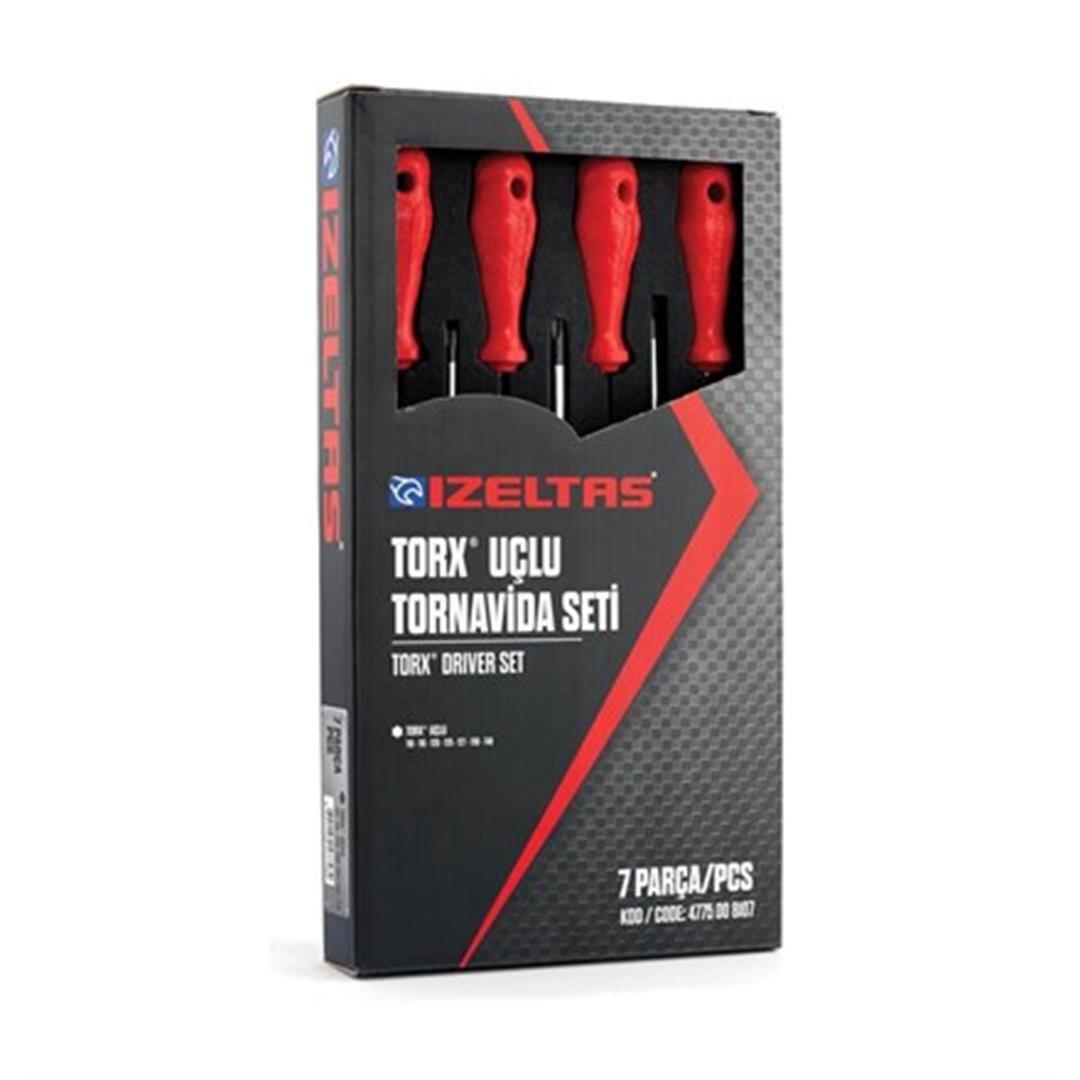 İzeltaş Torx Uçlu Tornavida Seti - 7 Parça - 4775 00 8107