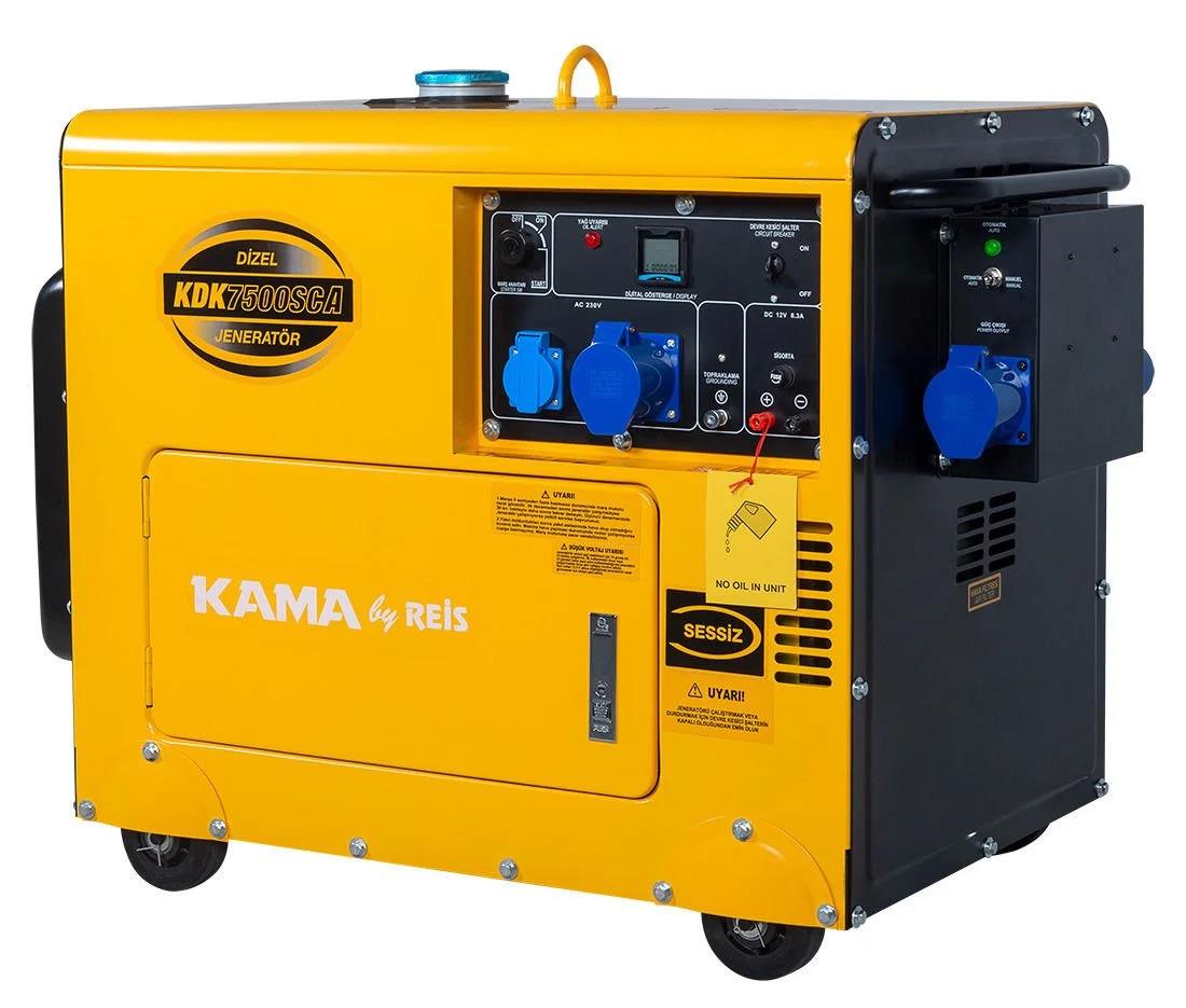 Kama By Reis OTOMATİK DİZEL JENERATÖR 5.5 kW/6.9 kVA - KDK7500SCA