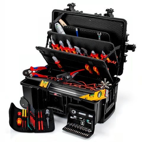 KNIPEX TAKIM ÇANTASI ROBUST 45 MOVE ELEKTRO (63 PARÇALI)