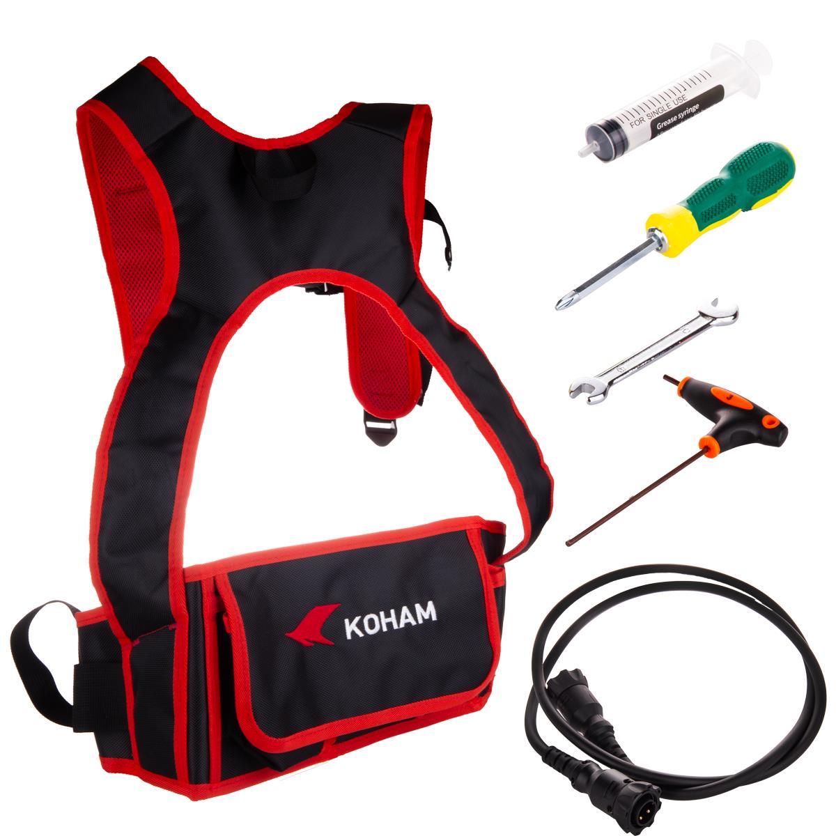 Koham  ÇAY TOPLAMA MAKİNESİ AKÜLÜ SEPETLİ KH-TP184219A