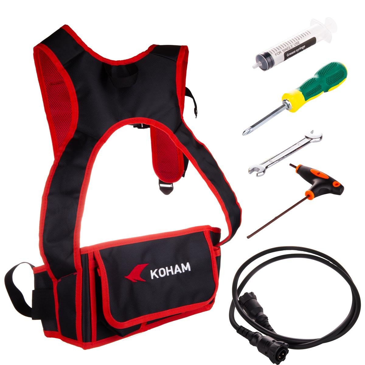 Koham  ÇAY TOPLAMA MAKİNESİ AKÜLÜ SEPETLİ KH-TP30 2025