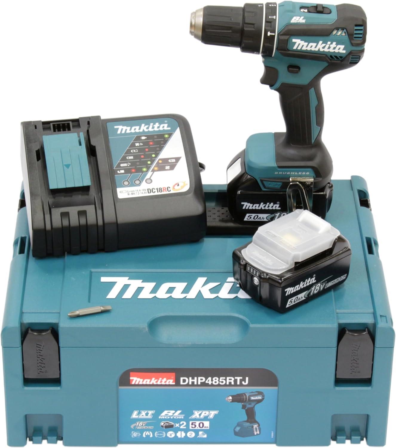 Makita DHP485RTJ DARBELİ MATKAP VİDALAMA 18V