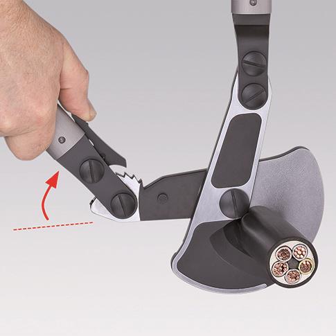 TELESKOPİK KOLLU CIRCIRLI KABLO MAKASI 570 - 770 mm