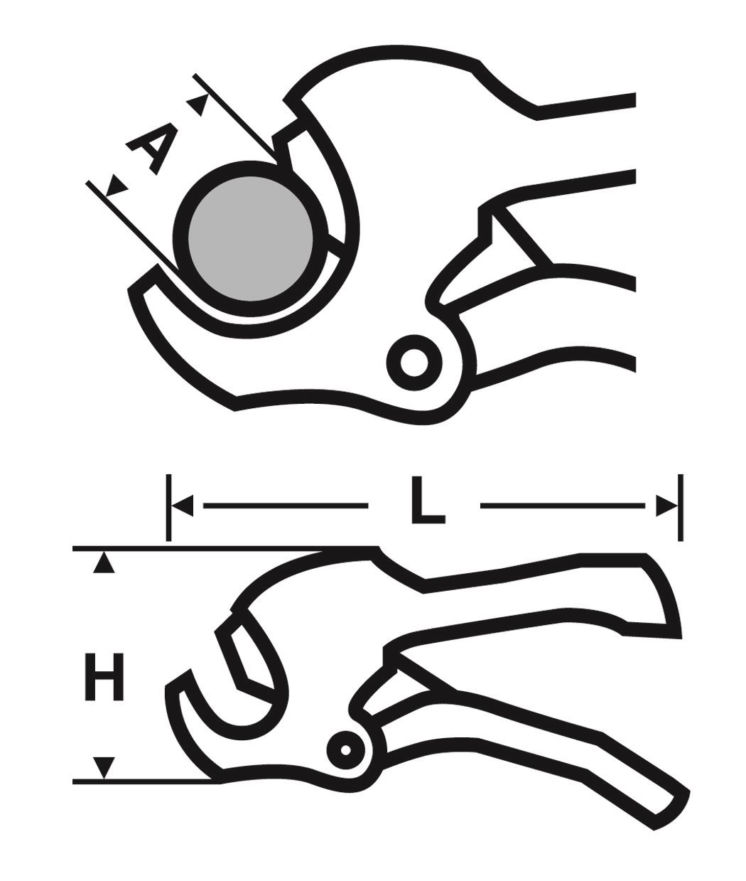 VIRAX 2116 40 PLASTİK BORU KESİCİ