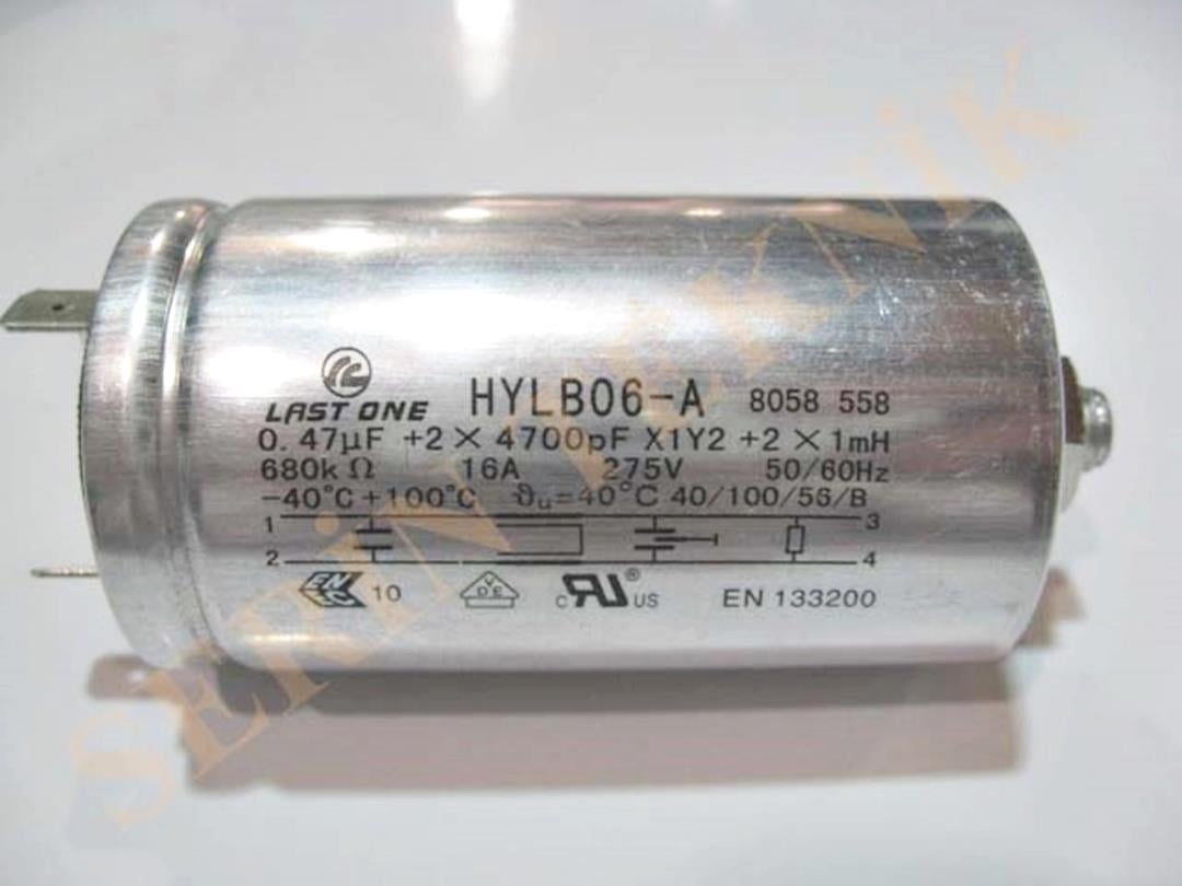 0,47 µF Mikrofarad Parazit Kondansatörü Kapasitör 
