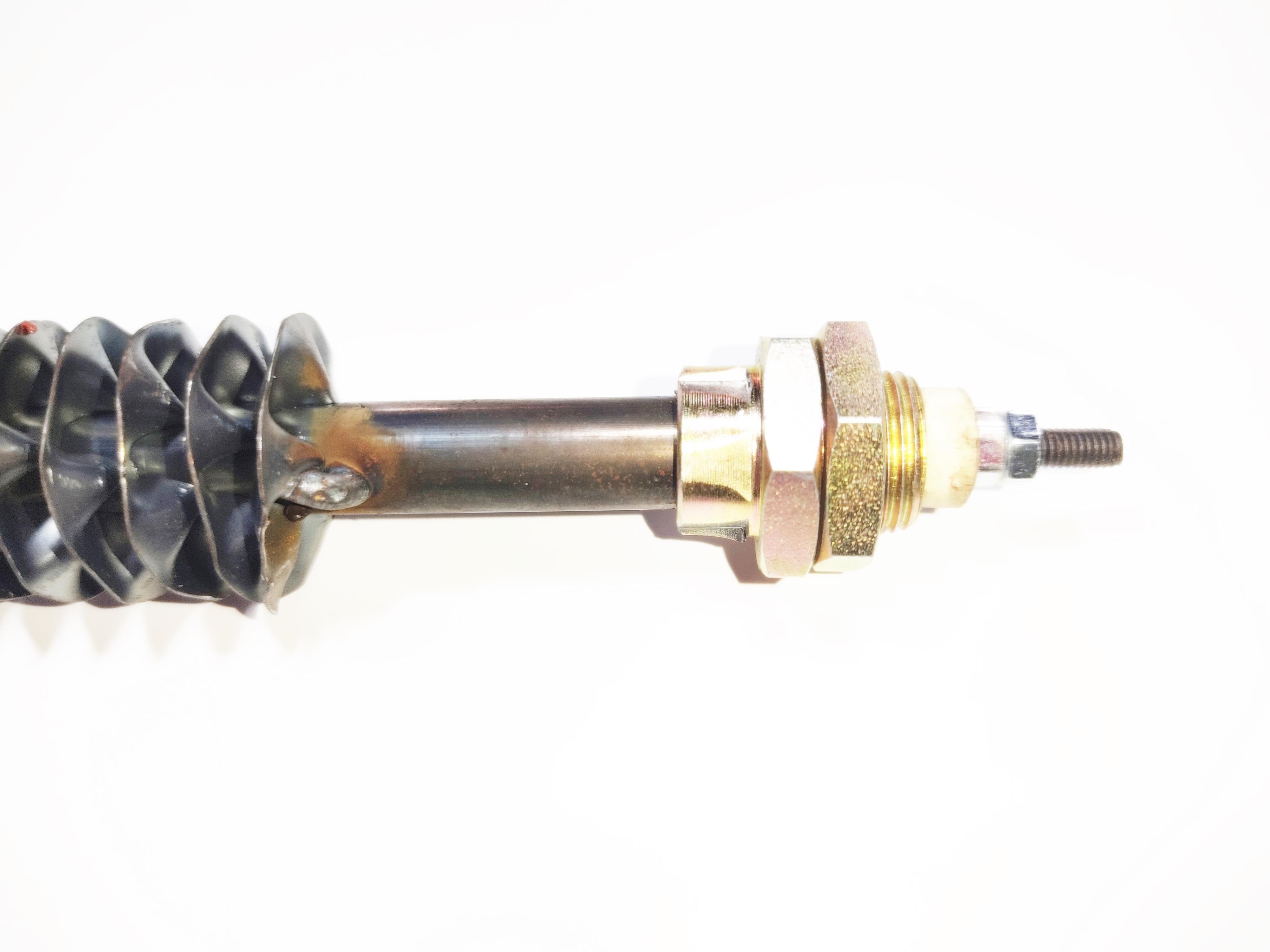 100cm Düz Tek Taraf Rekorlu Serpantinli Isıtıcı Rezistans - 100cm One Side Bushed Finned Tubular Heating Resistance 